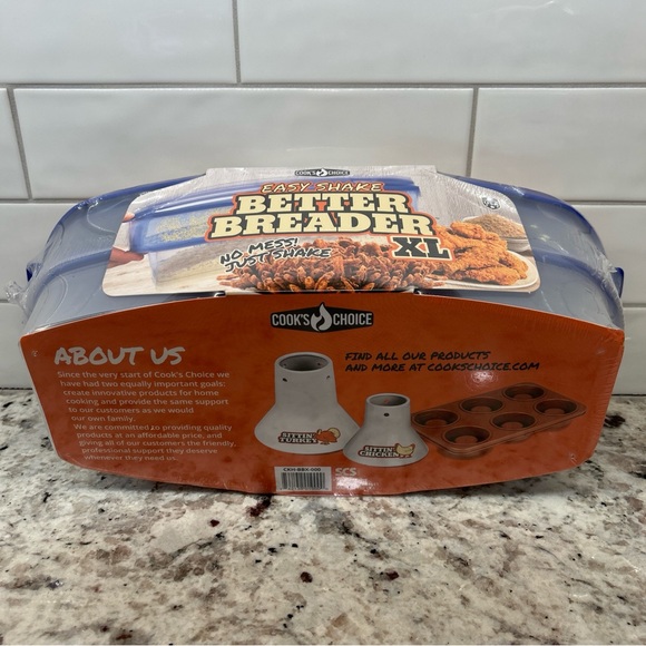 Cook's Choice XL Original Better Breader Batter Bowl All-in-One Mess Free Fish - Picture 6 of 6